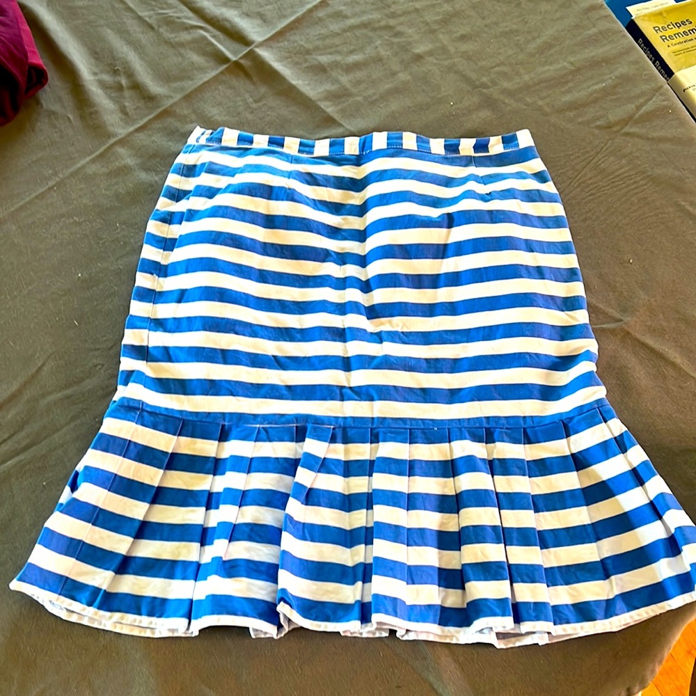 Vintage reproduction stripped skirt.